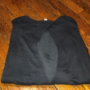 Open Back Sweatshirt